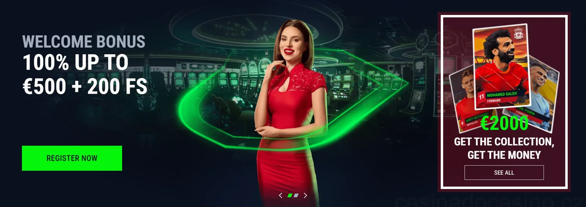 Casinado Casino herní platforma